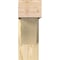 Ekena Millwork Traditional Block Rough Sawn Bracket w/ Offset Brace, Douglas Fir, 8"W x 22"D x 22"H BKT0806X22X22TRA05RDF - alternate 4